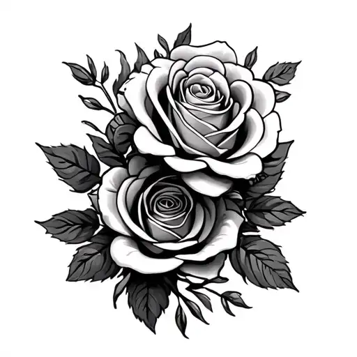 Widding Rings With Roses On The Sides