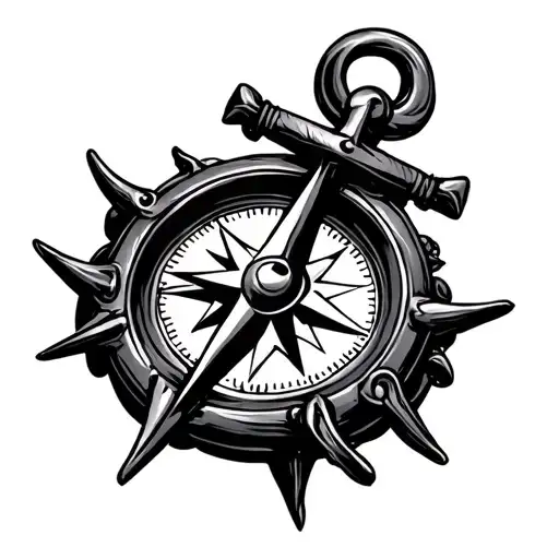 Poseidon Anchor Compass