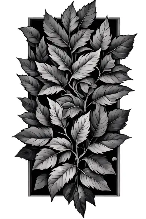 Vines With Leafs Spreading