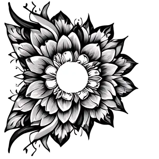 Symetrical Pattern Tatoo