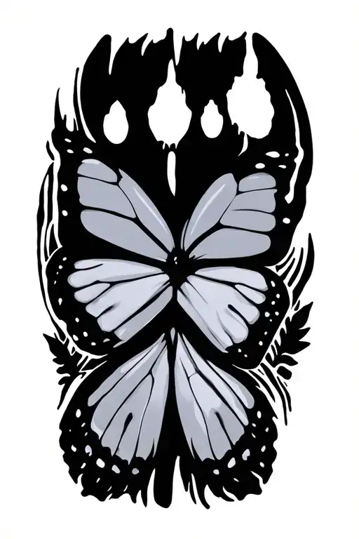 Butterfly Paw Print