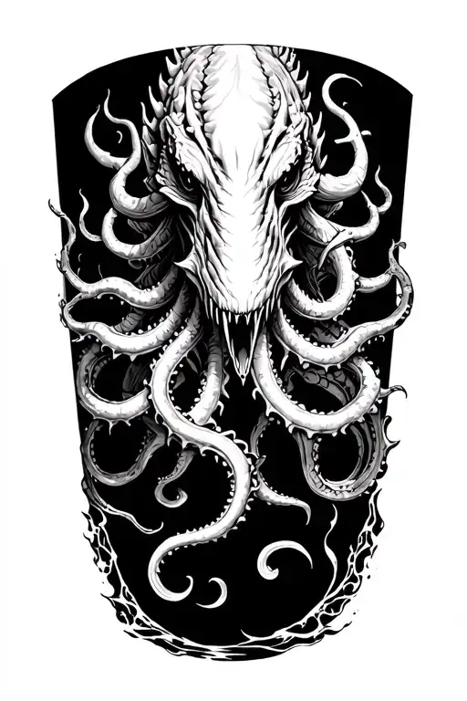 Kraken Emerging From The Depths