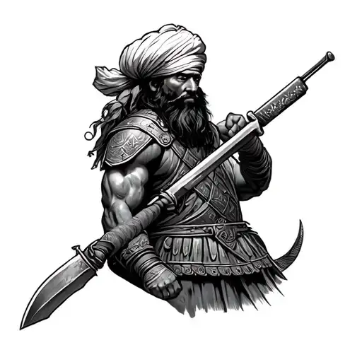 Sikh Warrior Soldier