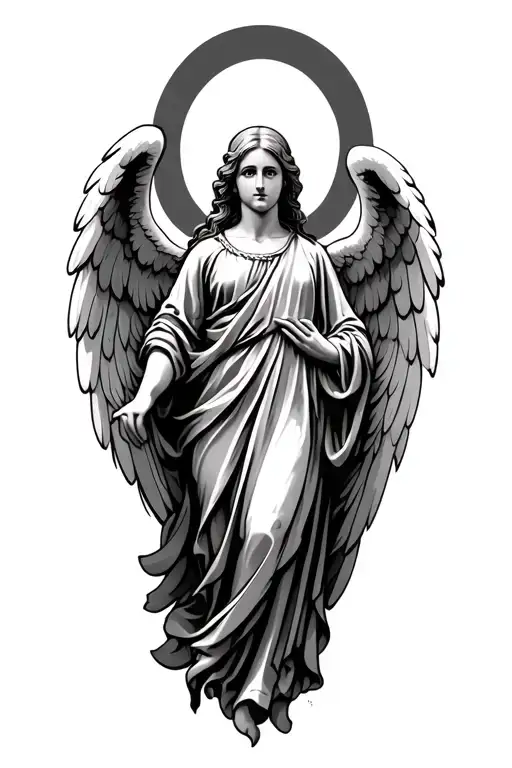 Guardian Angel Facing Forward