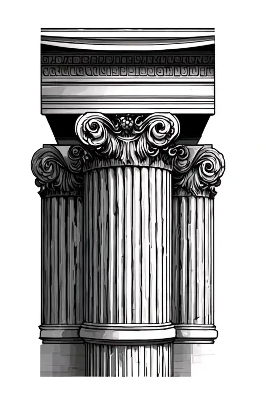 Greek Column Pillar