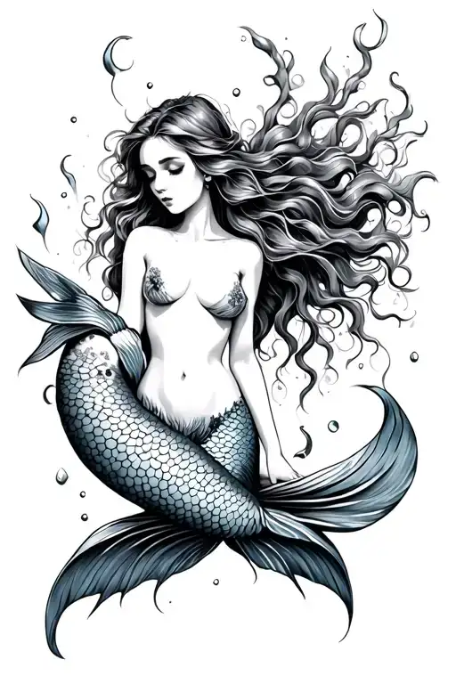 Topless Mermaid