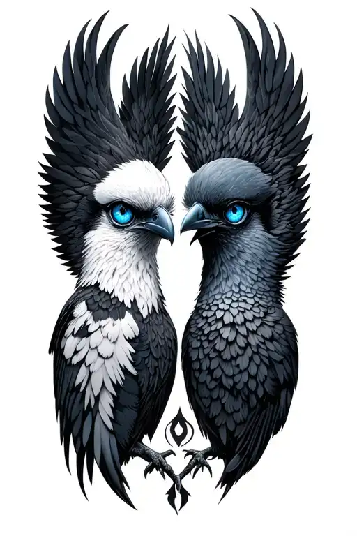 Hugin And Munin Blue Eyes