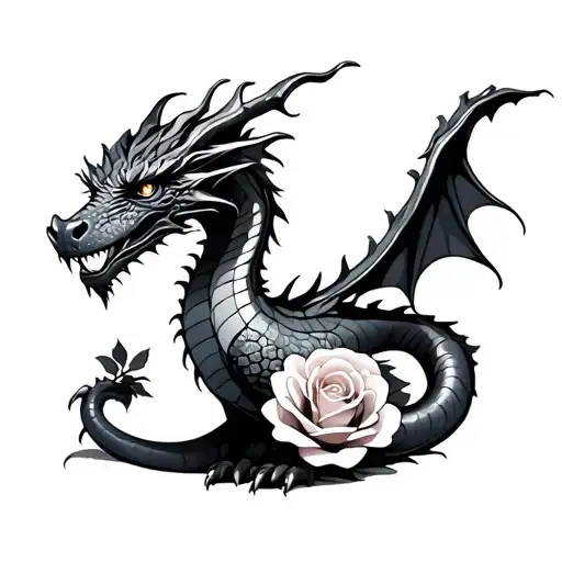 I Want A Dragon With A Rose