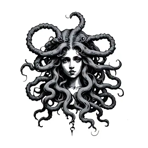 Medusa Tarot Card
