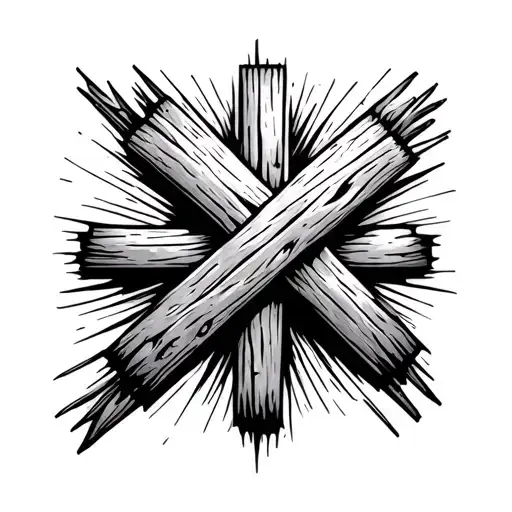 Wood Grain Cross