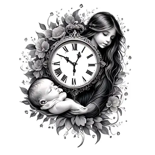 Daughter Birth Clock