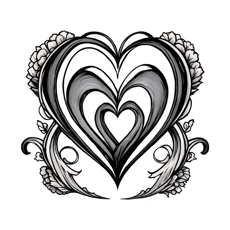 Heart Initials Intertwined