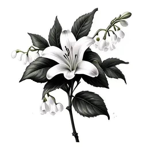 Lily Of The Valley Hawthorn Milani Nevaeh Side Of The Flower