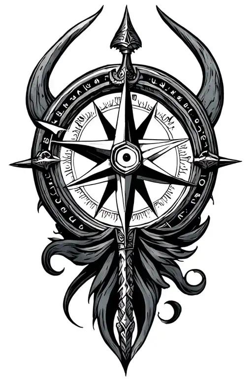 Viking Compass Rose