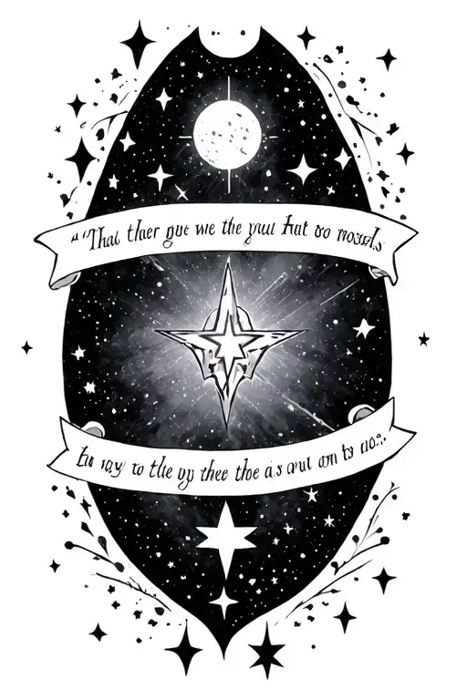 Simple Acotar Theme With Quote About Stars And Velaris Outline