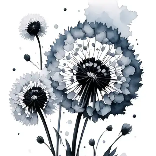 Watercolor Dandelion