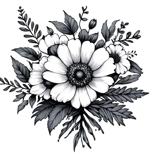 May And September Birth Flower Bouquet