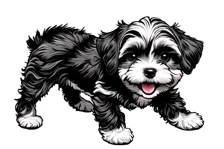 A Happy Male Maltipoo Named Leo