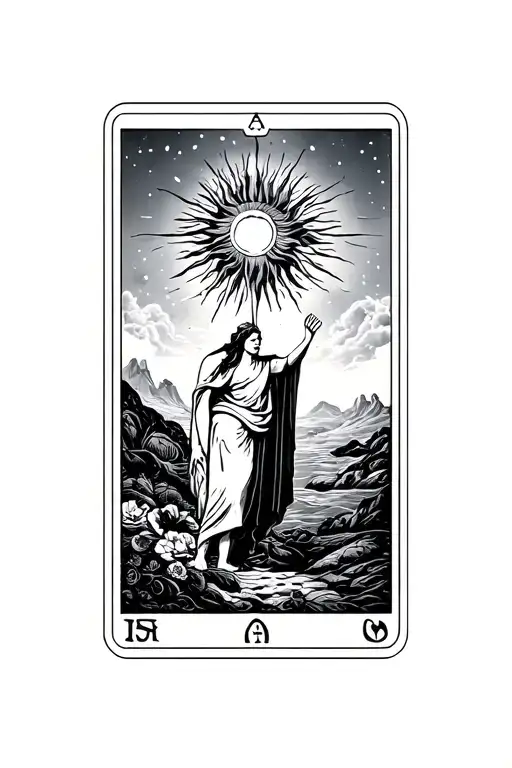 The Sun Tarot Card Design