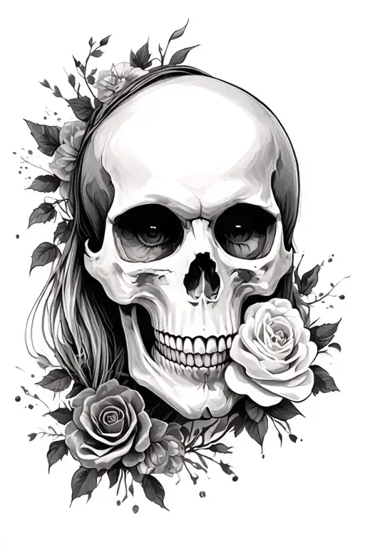 Bella Dimitrescu And Skull