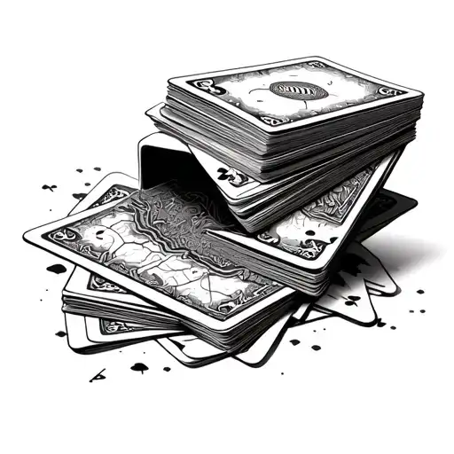 Tour Of Collapsed Cards With A New Map Planted In The Ground