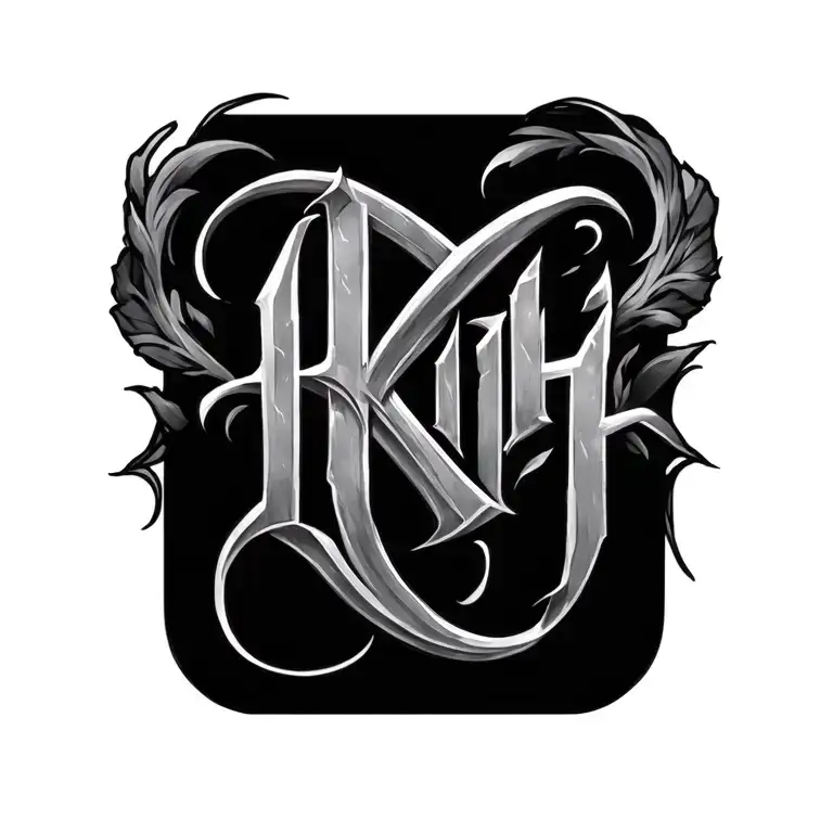 Hidden Lettering Raksha