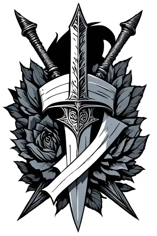 Thin Dagger For Throat