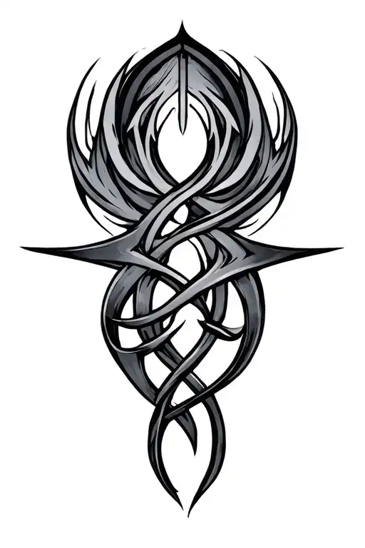 Unique Design For Destiny Symbol Intertwined