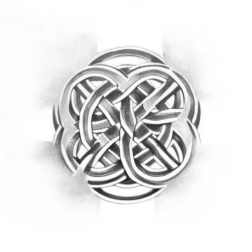 Endless Knot With Bodhi Tree