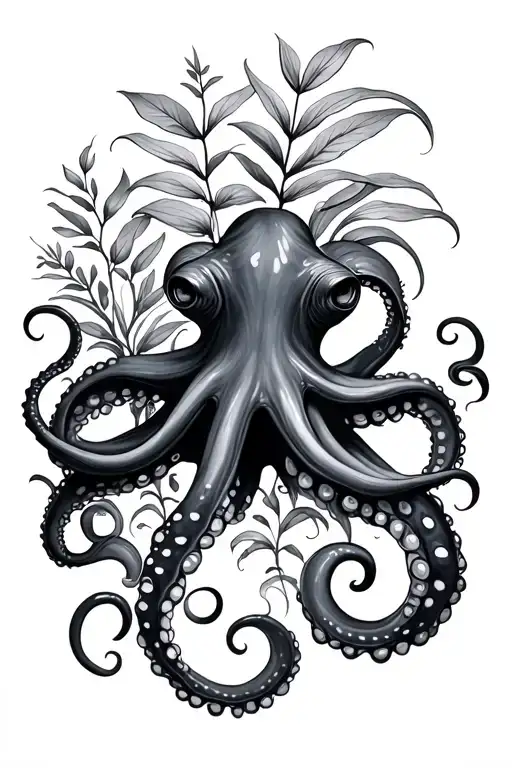 Octopus Made Of Plants