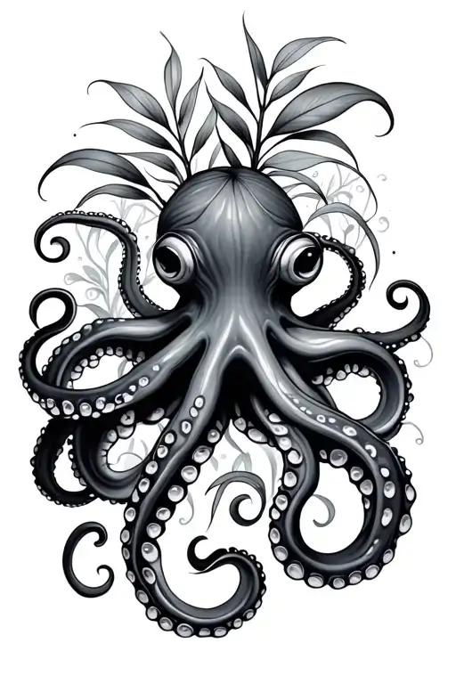 Octopus Made Of Plants