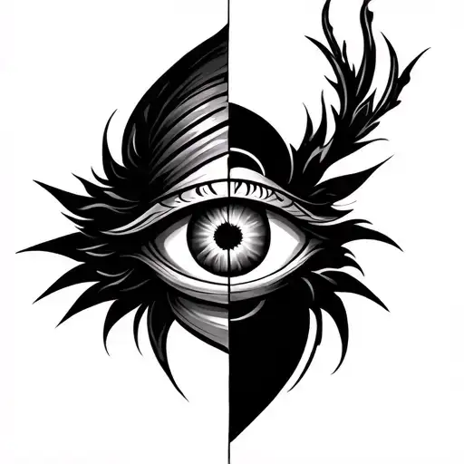 Half Shiva Half Kali Lingam Third Eye