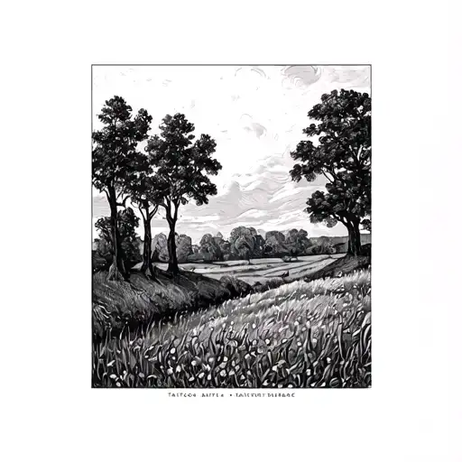 Van Gogh Landscape From Saint Remy