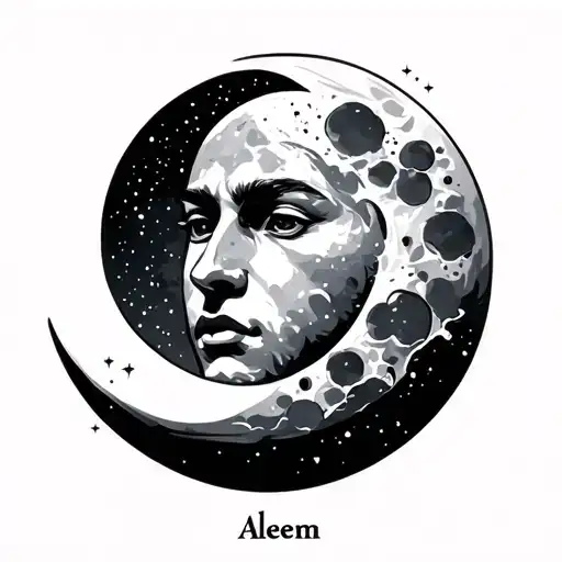 The Name Aleem With The Moon