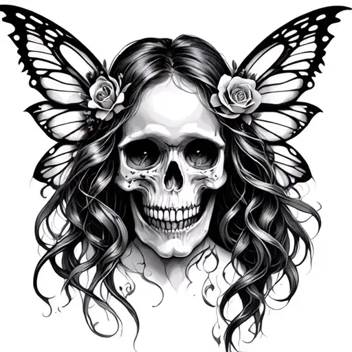 Fairy And Skull