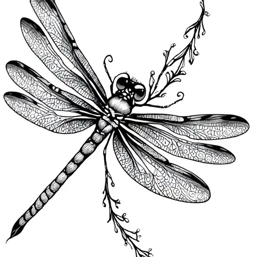 Mandala Dragonfly