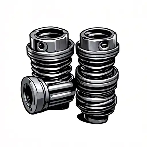 Camshaft And Pistons
