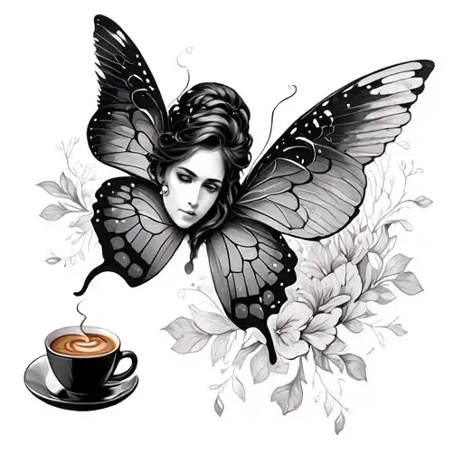 Nan Heaven Angel Coffee Puzzle Butterfly