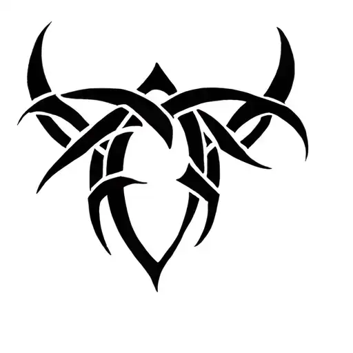 Norse Celtic Knots Tribal Black