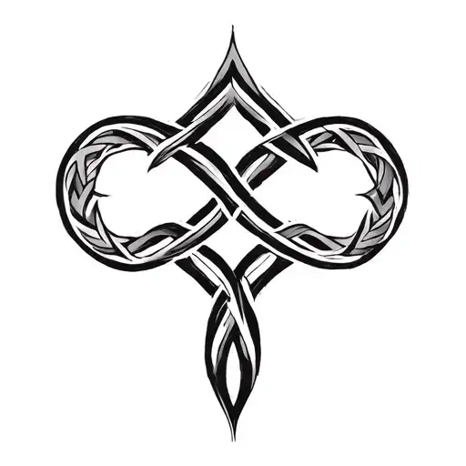 Norse Celtic Knots Tribal Black