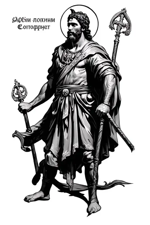 Russian Mob Saint Christopher