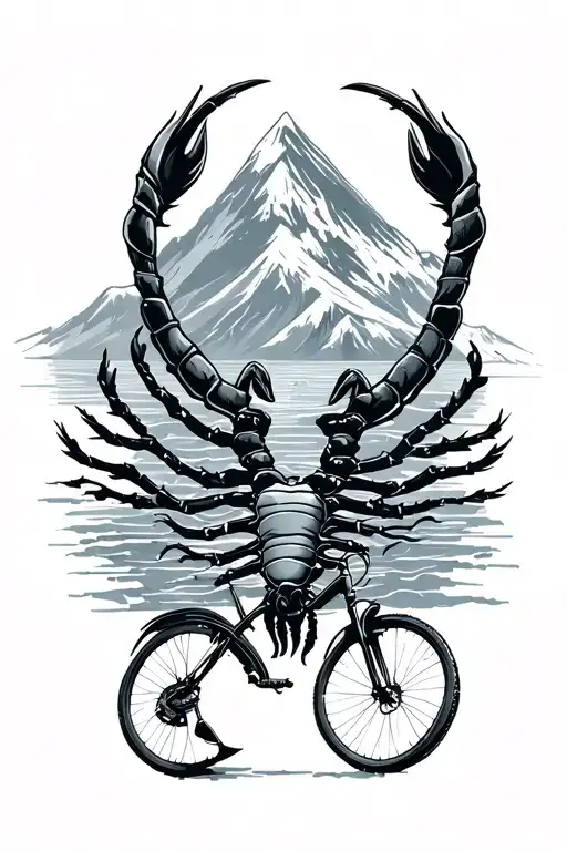 Scorpio Travel Bike Mountain Oceans Wind Mountain