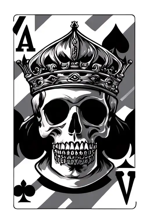 Ace Of Spades Chess King