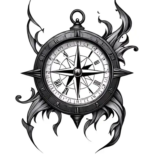 Compass Clock