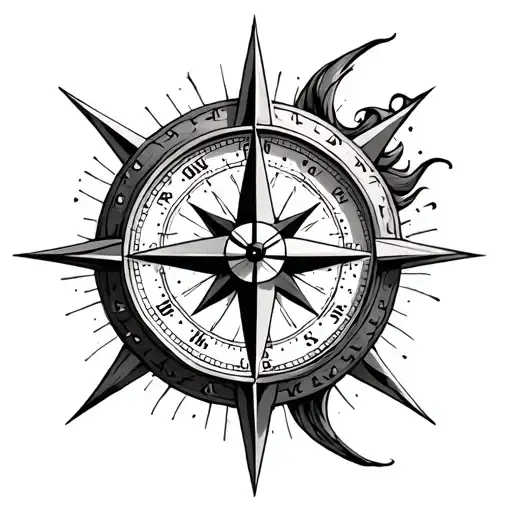 Compass Clock
