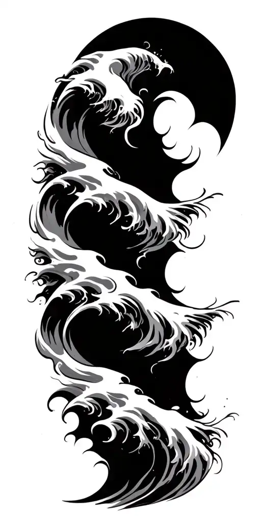 Generate Rod Wave Inspired Tattoo Designs To Show A Tattoo Artist Full Sleeve