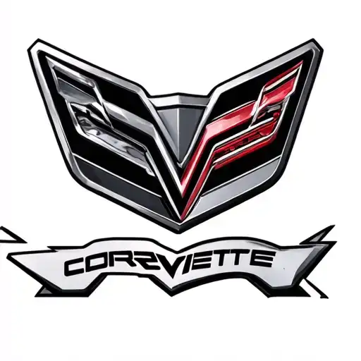 Corvette Badge Surrounded