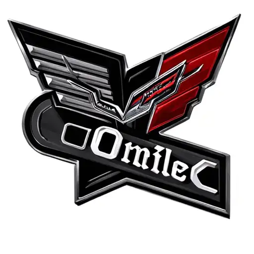 Corvette Badge With The Name Onile Blended In