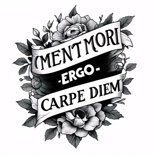 Memento Mori Ergo Carpe Diem Quote