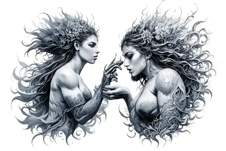 Personify Gaia Fighting Each Other